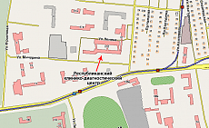 Кардиоцентр, (РКДЦ, Республиканский клинико-диагностический центр). Схема проезда.